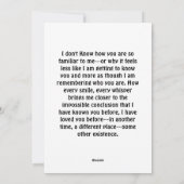 Ik hou van je van het hart. feestdagenkaart (Achterkant)