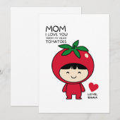 IK HOU VAN JE VAN KOP TOT TEEN FEESTDAGENKAART (Voorkant / Achterkant)