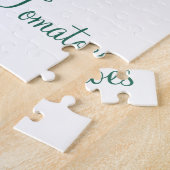 Ik hou van je van mijn hoofd tomaten grappige voed legpuzzel (Zijkant)