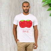 Ik hou van je van mijn hoofd tomaten t-shirt