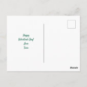 Ik hou van je van mijn hoofd tot mijn tenen schatt briefkaart (Achterkant)