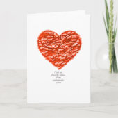 Ik hou van je vanaf de bodem van mijn cardiovascul kaart (Voorkant)