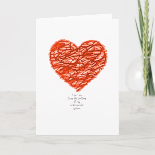 Ik hou van je vanaf de bodem van mijn cardiovascul kaart (Voorkant)