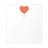 Ik hou van je vanaf de bodem van mijn cardiovascul notitieblok (Voorkant)