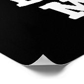 Ik hou van je, veel grappige brood, brood, donker  poster (Hoek)