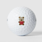 Ik hou van je veel griezelige Teddy Bear Golfballen (Voorkant)