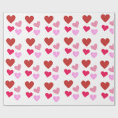 Ik hou van je veel inpakpapier (Vlak)