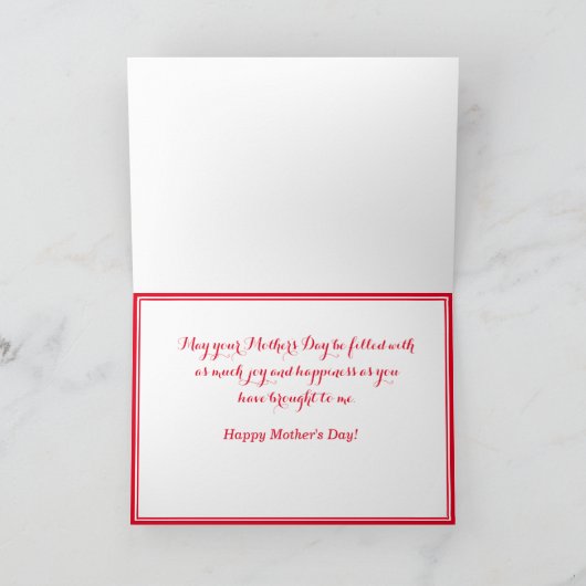 Ik hou van je, veel Teddy Bear Moederdag Feestdagen Kaart (Binnen)