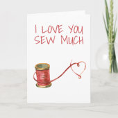 Ik hou van je veel Valentijn Jubileum met schroefd Kaart (Voorkant)