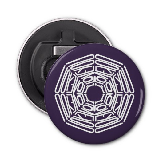 Ik hou van je Verborgen Woorden Button Flesopener (Voorkant)