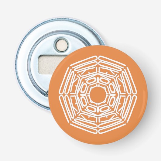 Ik hou van je Verborgen Woorden Button Flesopener (Voorkant)