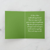 Ik hou van je / Vergeef me Kaart (Binnen)