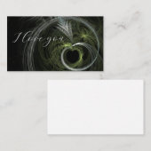 Ik hou van je visitekaartje (Voorkant / Achterkant)