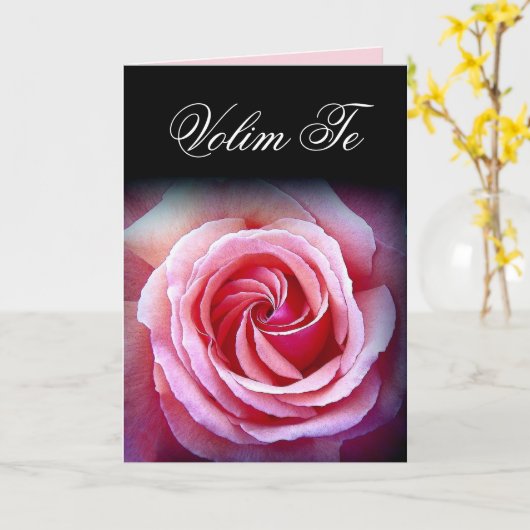 Ik hou van je, volim de Kroaat Kaart (Gele Bloem)