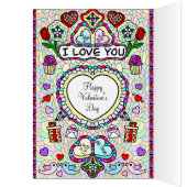 Ik hou van je | Volwassen kleuren | VALENTIJNSDAG (Binnen (Links))