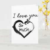 ** IK HOU VAN JE VOOR ALTIJD EN ALTIJD KAART (Gele Bloem)