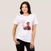 Ik hou van je voor je rode cadillac Tri-Blend shirt (Voorkant volledig)