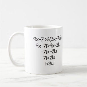 Ik hou van je voor wetenschappers, wiskunde lerare koffiemok