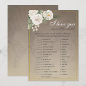 Ik hou van je vreemde woorden Vrijgezellenfeest sp Kaart (Voorkant / Achterkant)