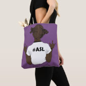 Ik hou van je vrienden Canvas tas (Dichtbij)