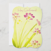 Ik hou van je Vriendin Kaart (Voorkant)