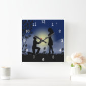 Ik hou van je wandklok (Huis)