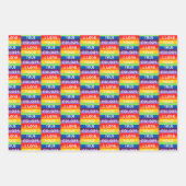 Ik hou van je ware kleuren die papierbladen oppakk inpakpapier vel (Voorkant)