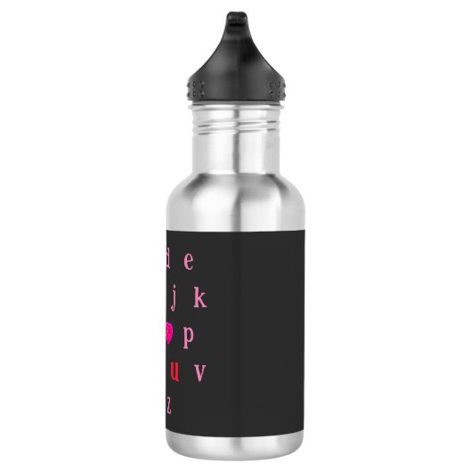 Ik hou van je waterfles  (Rechts)