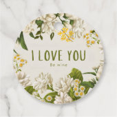 Ik hou van je, wees de mijne bedankjes labels (Achterkant)