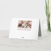 Ik hou van je wenskaart feestdagen kaart (Achterkant)