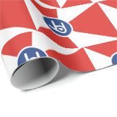 Ik hou van je, Wichita Vlag inpakpapier (Rol Hoek)