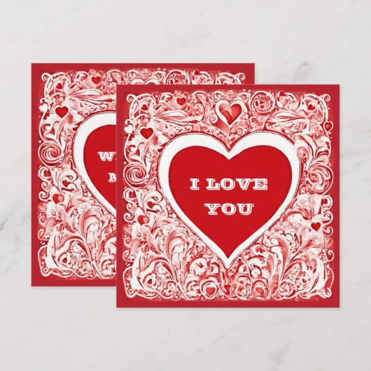 Ik hou van je, wil je met me trouwen Valentijnse K (Voorkant / Achterkant)