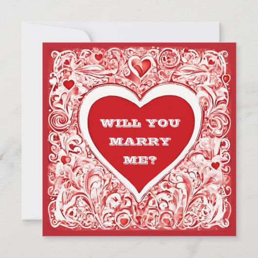 Ik hou van je, wil je met me trouwen Valentijnse K (Achterkant)