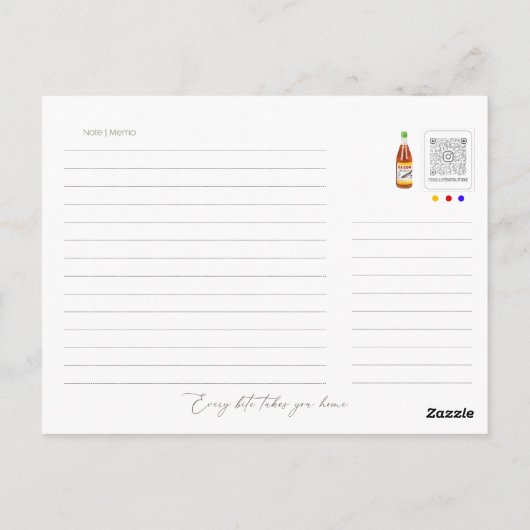 Ik hou van je Xeo veel kaart (Achterkant)