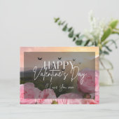 Ik hou van je XOXO Happy Valentijnsdag Kaart (Staand voorkant)