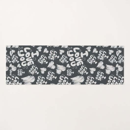 Ik hou van je yogamat (Voorkant (horizontaal))