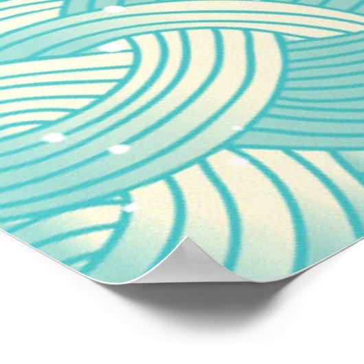 Ik hou van je zeilboot poster (Hoek)