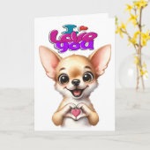 IK HOU VAN JE - Zie Binnen . Kaart (Gele Bloem)