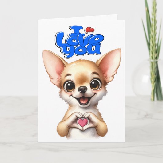 IK HOU VAN JE - Zie binnenkant .  Kaart (Voorkant)