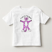 "Ik hou van je zo veel" Pinky Cat T-Shirt (Voorkant)