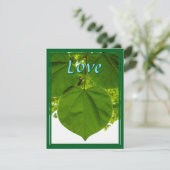 Ik hou van je zoals de bomen van de zon houden feestdagenkaart (Staand voorkant)