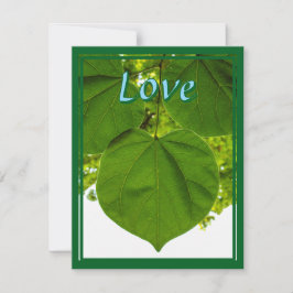 Ik hou van je zoals de bomen van de zon houden feestdagenkaart