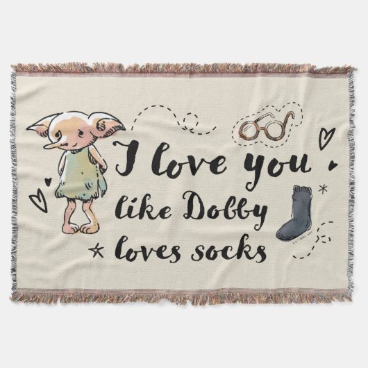 Ik hou van je zoals Dobby van sokken houdt Deken (Voorkant)