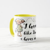 Ik hou van je zoals Dobby van sokken houdt Mok (Voorkant links)