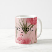 "Ik hou van je zoals je bent" Wenskaart Koffiemok (Voorkant rechts)