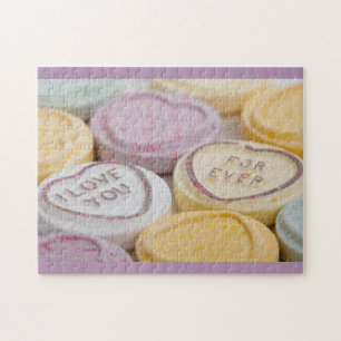 Ik hou van je zoete Snoep Valentijn Legpuzzel