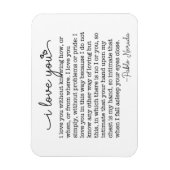 Ik hou van je zonder te weten hoe of wanneer pablo magneet (Verticaal)