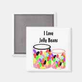 Ik hou van jelly beans magneet (Voorkant / Achterkant)