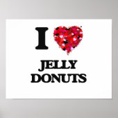 Ik hou van Jelly Donuts Poster (Voorkant)