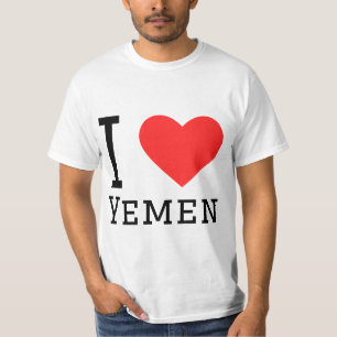 Ik hou van Jemen T-shirt